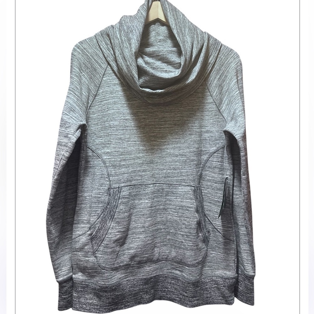 NWT L.L. Bean Light Gray Cozy Pullover Sweater